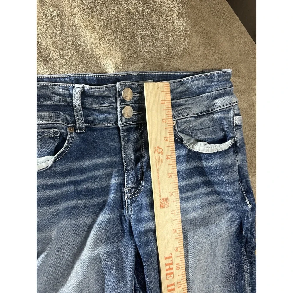 BKE Denim Stella Mid Rise Slim Fit Bootcut Jeans Womens 28 x 31.5 Medium Wash